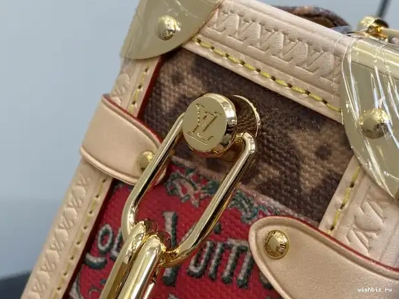 WIS LOUIS Trunk VUITTON PM-21*14*6CM Side 0420